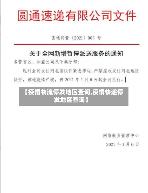 【疫情物流停发地区查询,疫情快递停发地区查询】