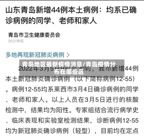 青岛地区最新疫情消息/青岛疫情分布在哪些区-第3张图片