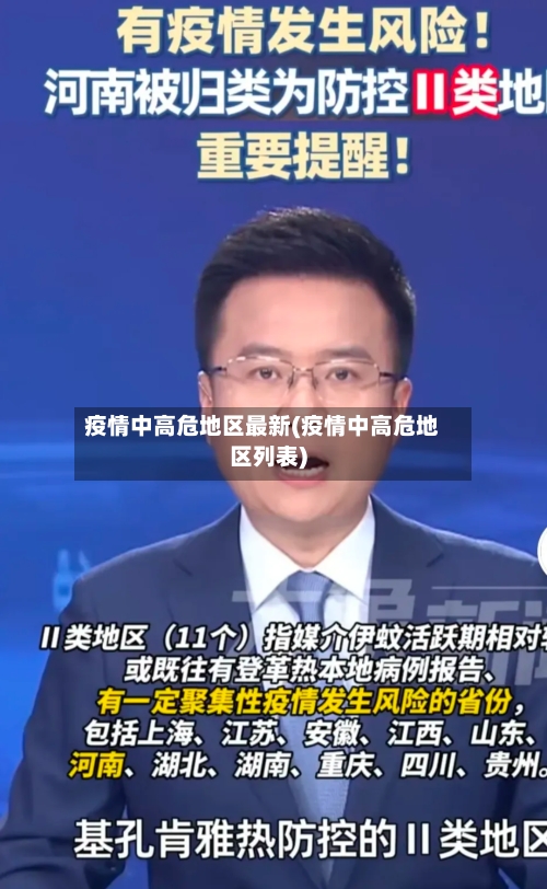 疫情中高危地区最新(疫情中高危地区列表)