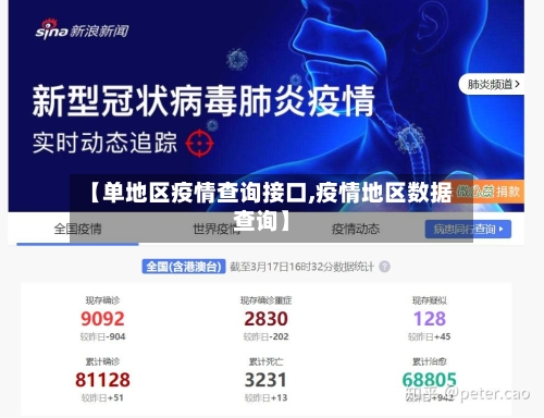 【单地区疫情查询接口,疫情地区数据查询】