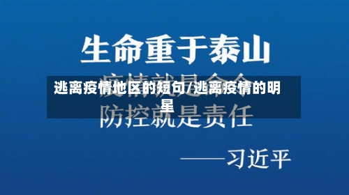 逃离疫情地区的短句/逃离疫情的明星-第3张图片