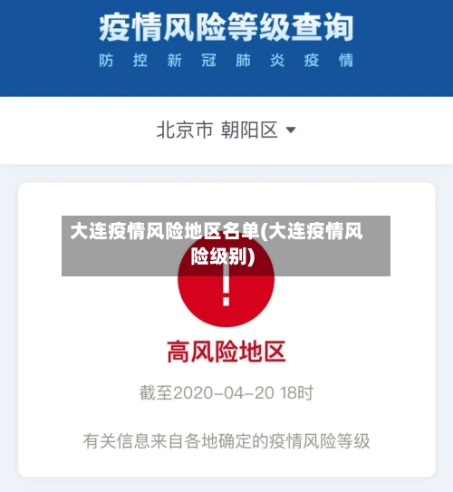 大连疫情风险地区名单(大连疫情风险级别)-第2张图片