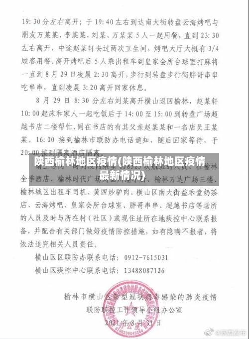 陕西榆林地区疫情(陕西榆林地区疫情最新情况)