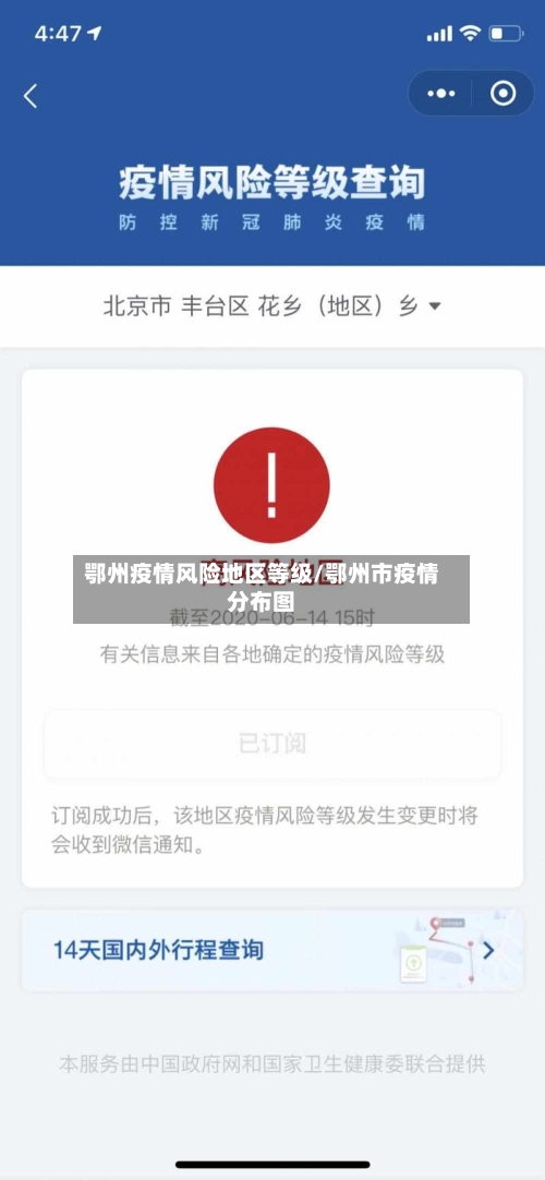 鄂州疫情风险地区等级/鄂州市疫情分布图-第2张图片