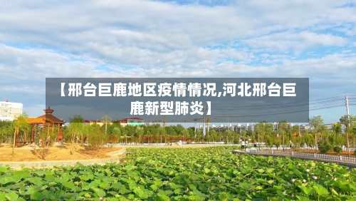 【邢台巨鹿地区疫情情况,河北邢台巨鹿新型肺炎】