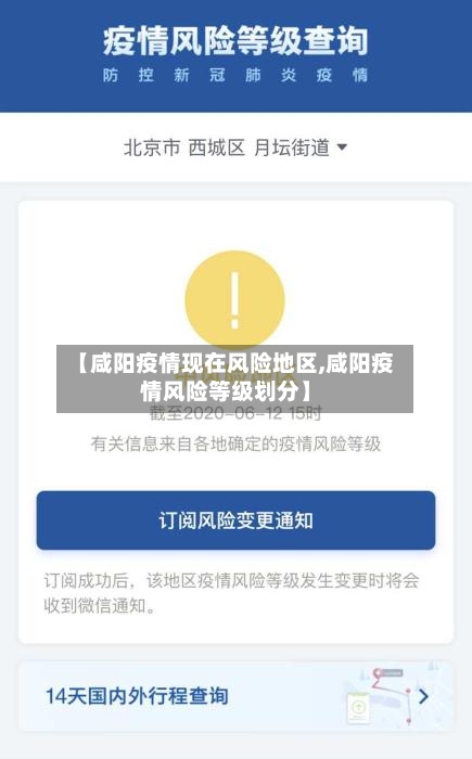 【咸阳疫情现在风险地区,咸阳疫情风险等级划分】-第3张图片