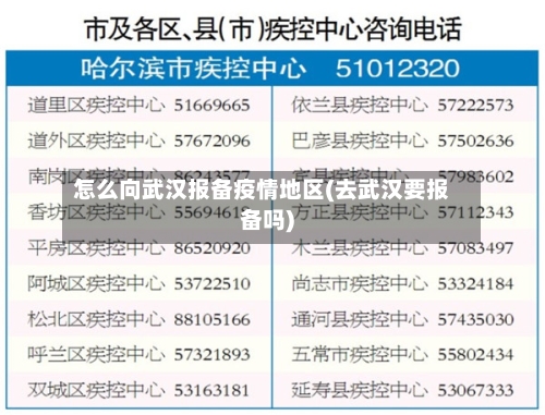怎么向武汉报备疫情地区(去武汉要报备吗)-第3张图片
