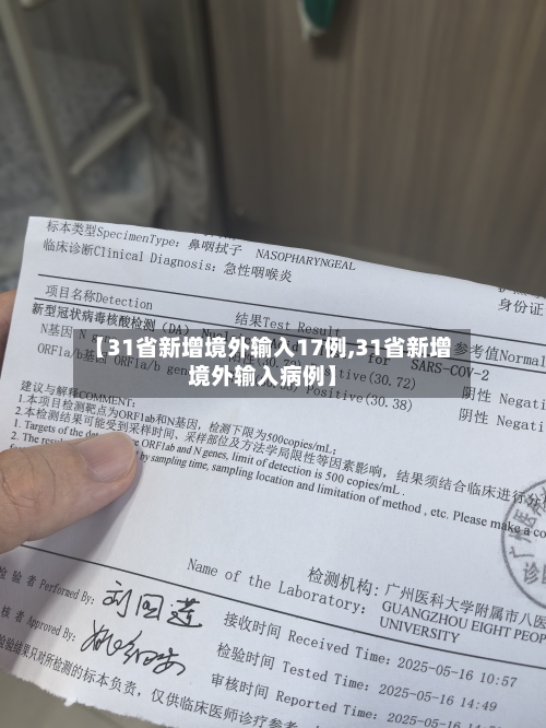 【31省新增境外输入17例,31省新增境外输入病例】