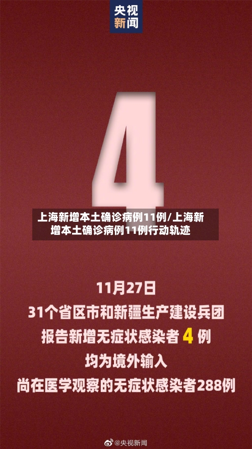 上海新增本土确诊病例11例/上海新增本土确诊病例11例行动轨迹