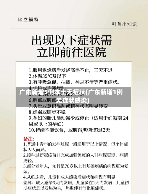 广东新增5例本土无症状(广东新增1例无症状感染)