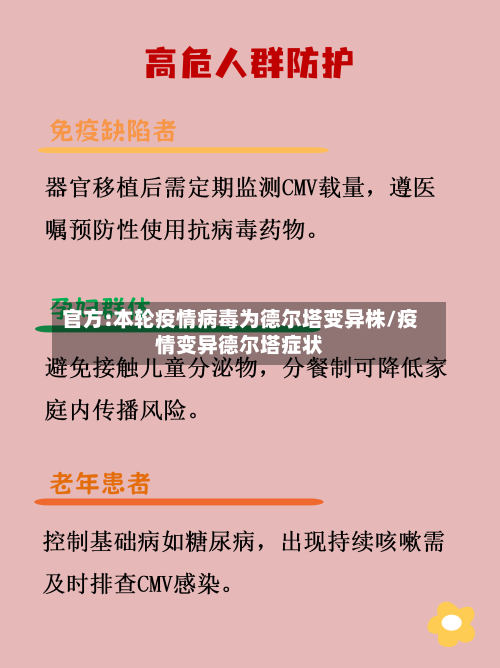 官方:本轮疫情病毒为德尔塔变异株/疫情变异德尔塔症状-第3张图片