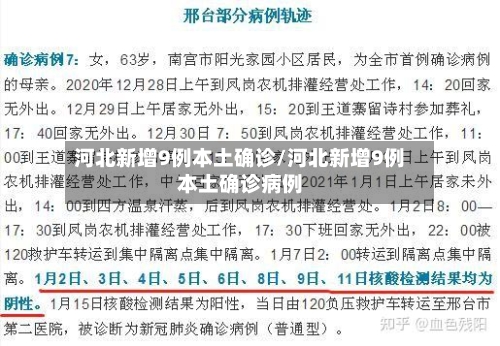 河北新增9例本土确诊/河北新增9例本土确诊病例