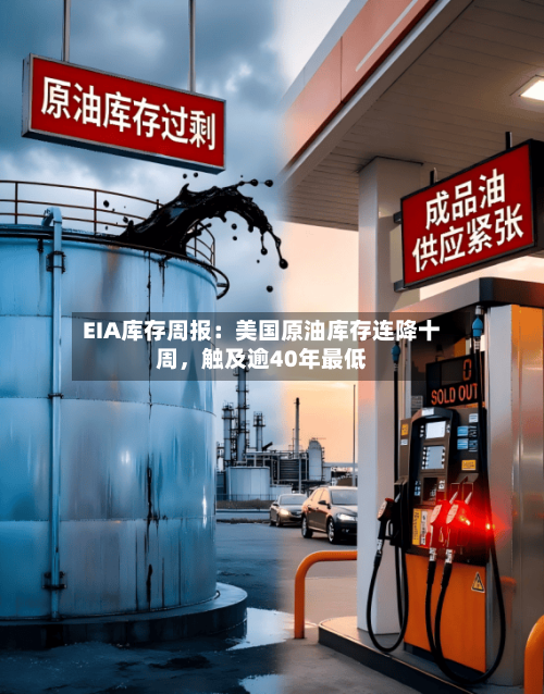 EIA库存周报：美国原油库存连降十周，触及逾40年最低-第2张图片
