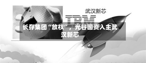 长存集团“放权	”	，光谷国资入主武汉新芯-第2张图片