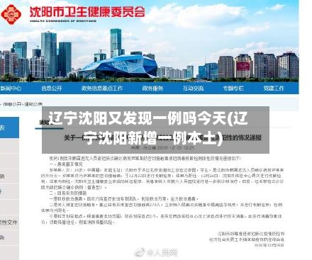 辽宁沈阳又发现一例吗今天(辽宁沈阳新增一例本土)