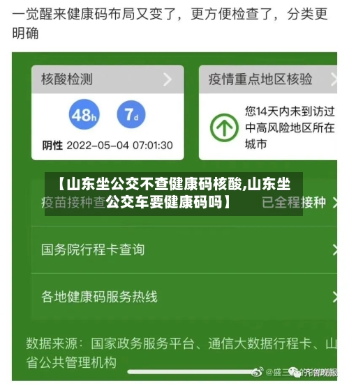 【山东坐公交不查健康码核酸,山东坐公交车要健康码吗】-第3张图片