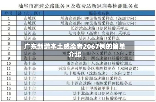 广东新增本土感染者2067例的简单介绍-第2张图片