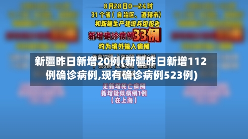 新疆昨日新增20例(新疆昨日新增112例确诊病例,现有确诊病例523例)