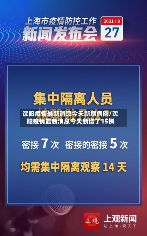 沈阳疫情最新消息今天新增病例/沈阳疫情最新消息今天新增了15例