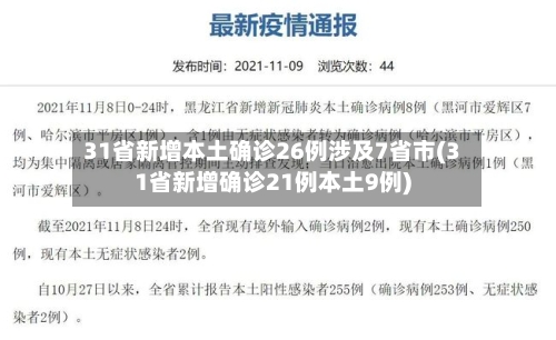 31省新增本土确诊26例涉及7省市(31省新增确诊21例本土9例)