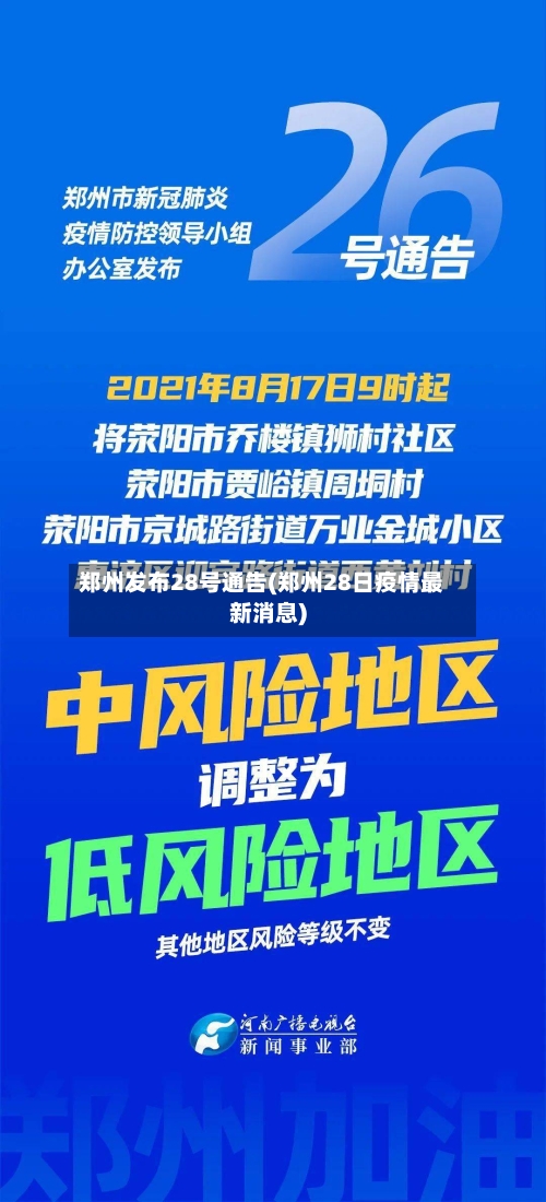 郑州发布28号通告(郑州28日疫情最新消息)