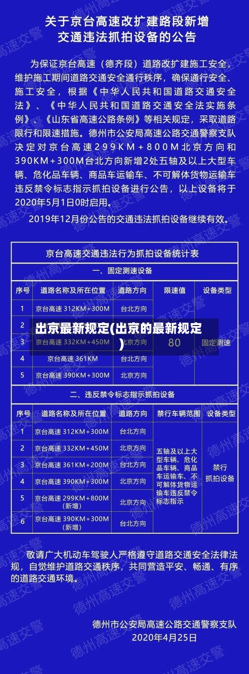 出京最新规定(出京的最新规定)-第3张图片