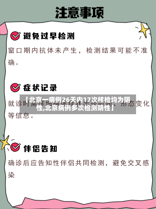 【北京一病例26天内17次核检均为阴性,北京病例多次检测阴性】-第3张图片