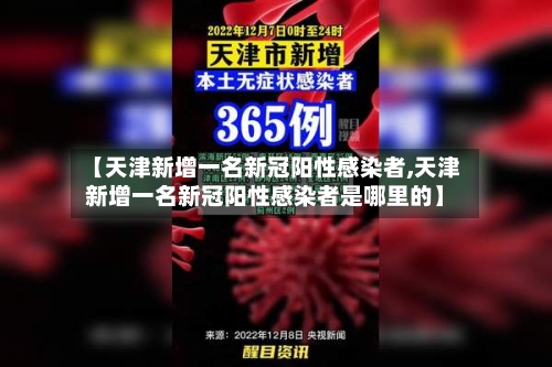 【天津新增一名新冠阳性感染者,天津新增一名新冠阳性感染者是哪里的】-第3张图片