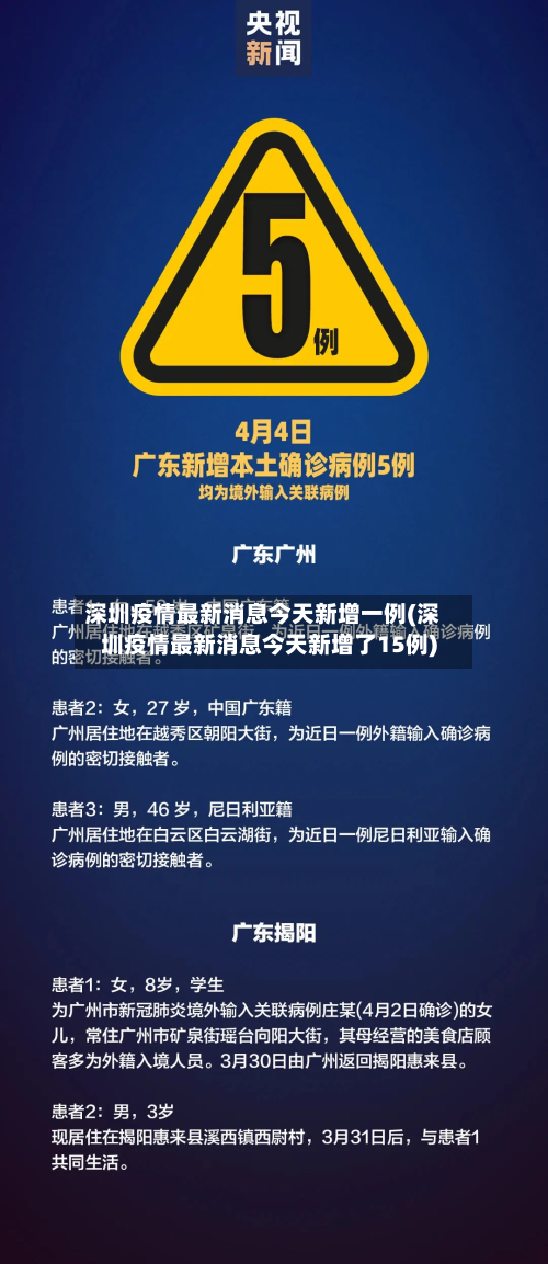 深圳疫情最新消息今天新增一例(深圳疫情最新消息今天新增了15例)-第2张图片