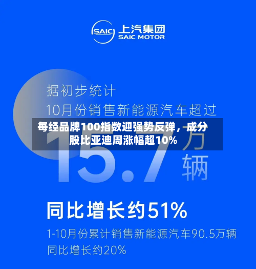 每经品牌100指数迎强势反弹，成分股比亚迪周涨幅超10%-第2张图片