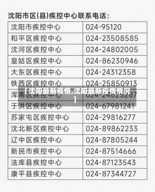 【沈阳最新疫情,沈阳最新疫情情况】-第3张图片