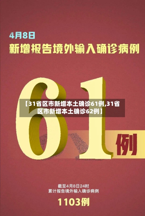 【31省区市新增本土确诊61例,31省区市新增本土确诊62例】
