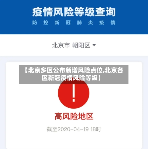 【北京多区公布新增风险点位,北京各区新冠疫情风险等级】-第2张图片