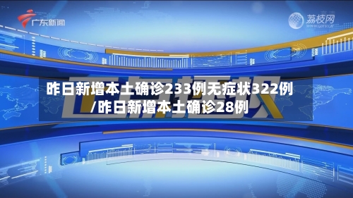 昨日新增本土确诊233例无症状322例/昨日新增本土确诊28例-第2张图片