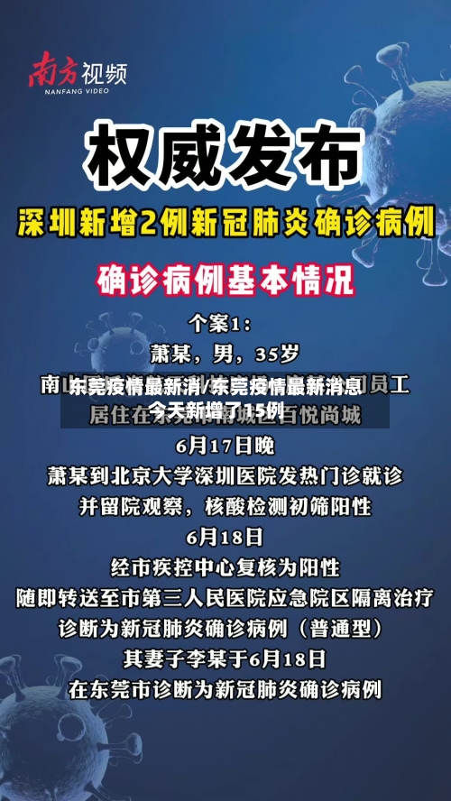 东莞疫情最新消/东莞疫情最新消息今天新增了15例-第3张图片