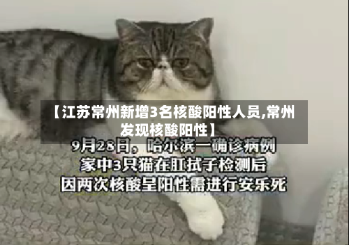 【江苏常州新增3名核酸阳性人员,常州发现核酸阳性】