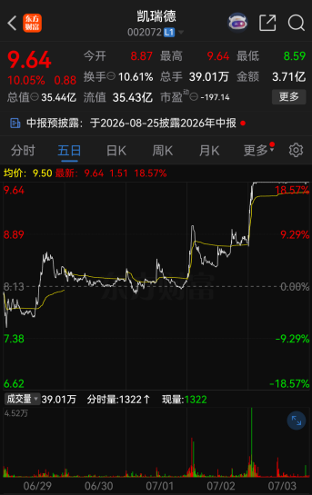 002072公告，8000万元对外投资